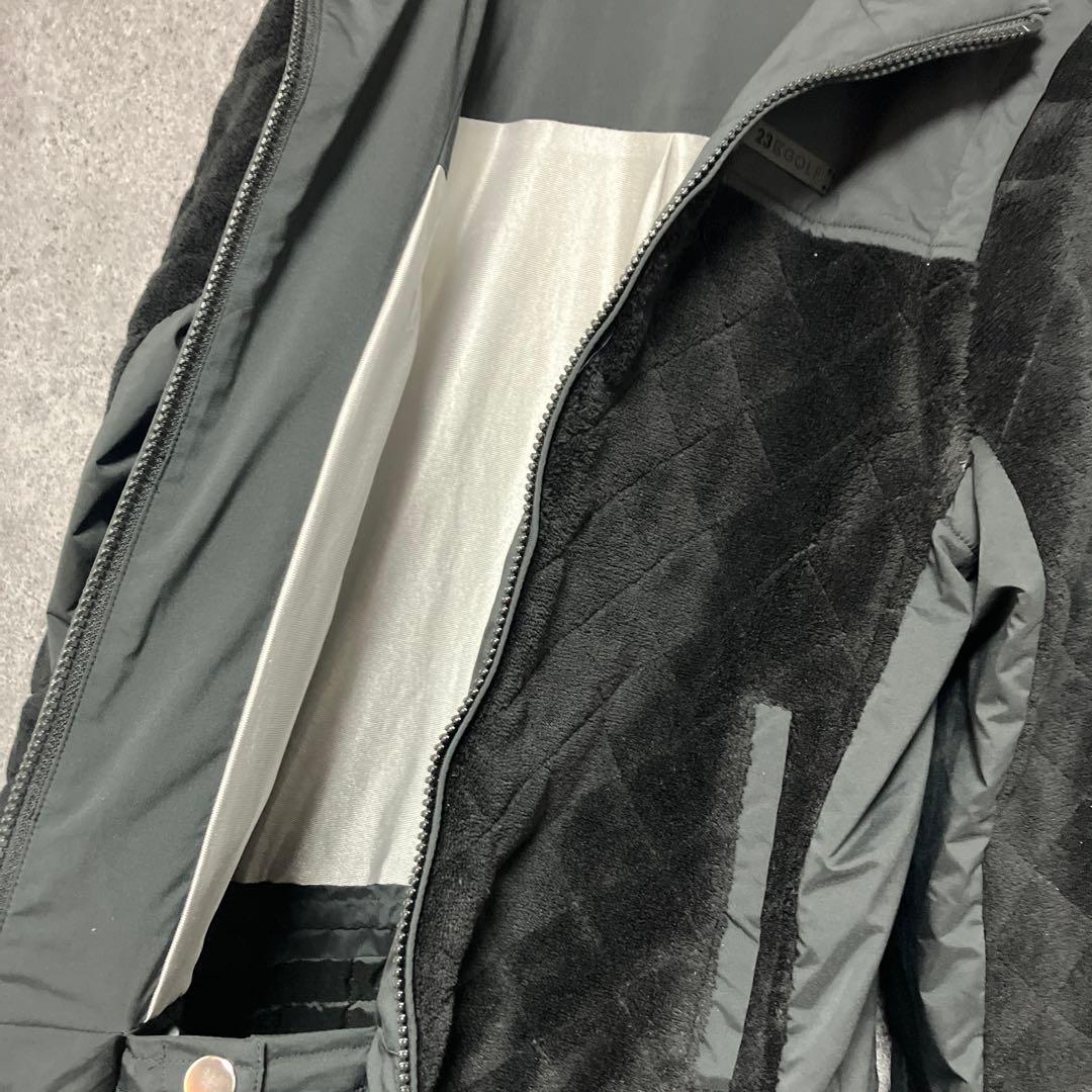 23区GOLF　2WAY ワンピース　ブラック　長袖　黒　丈長め　暖か　ゴルフ