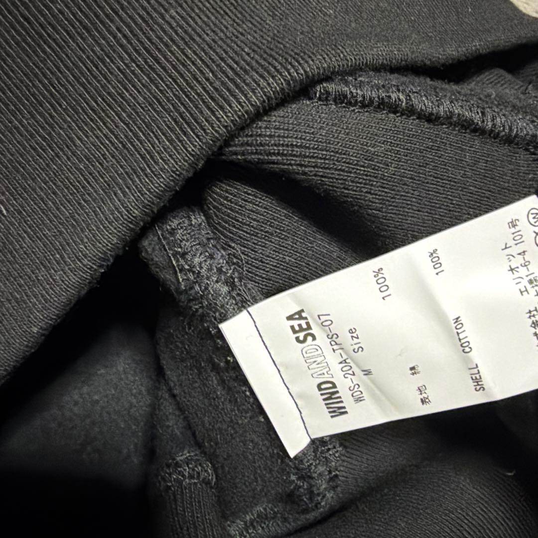 WIND AND SEA スウェット　Crewneck M 黒　ブラック