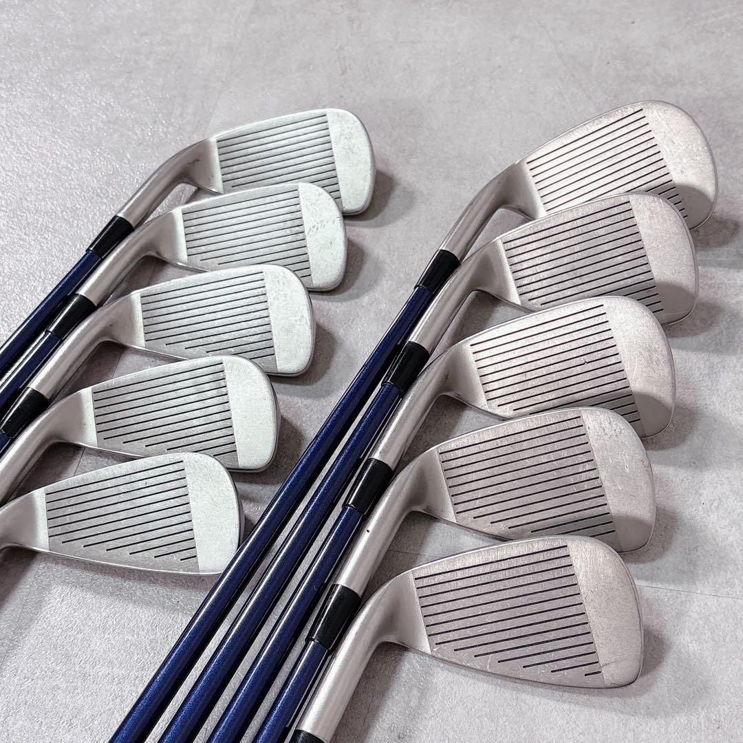 T106 ミズノ ゴルフクラブ メンズ フルセット ゼファー フレックスR 黒