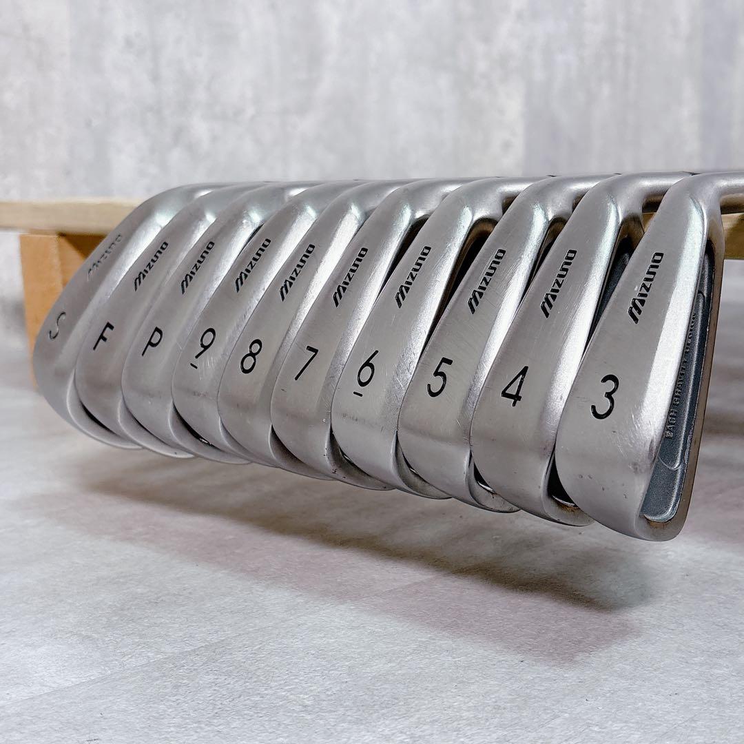 T106 ミズノ ゴルフクラブ メンズ フルセット ゼファー フレックスR 黒