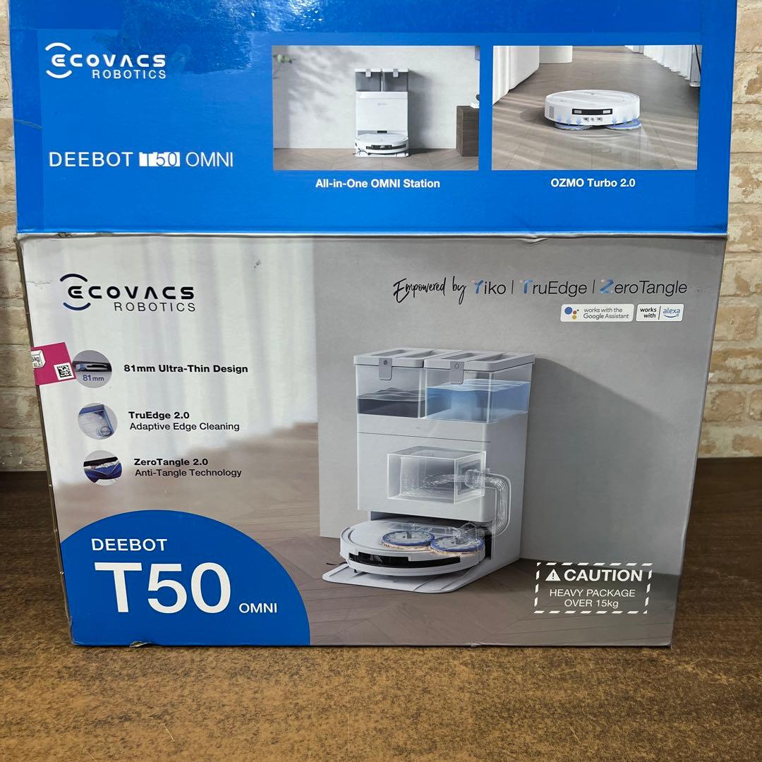 【未使用品】ECOVACS DEEBOT T50 OMNIロボット掃除機