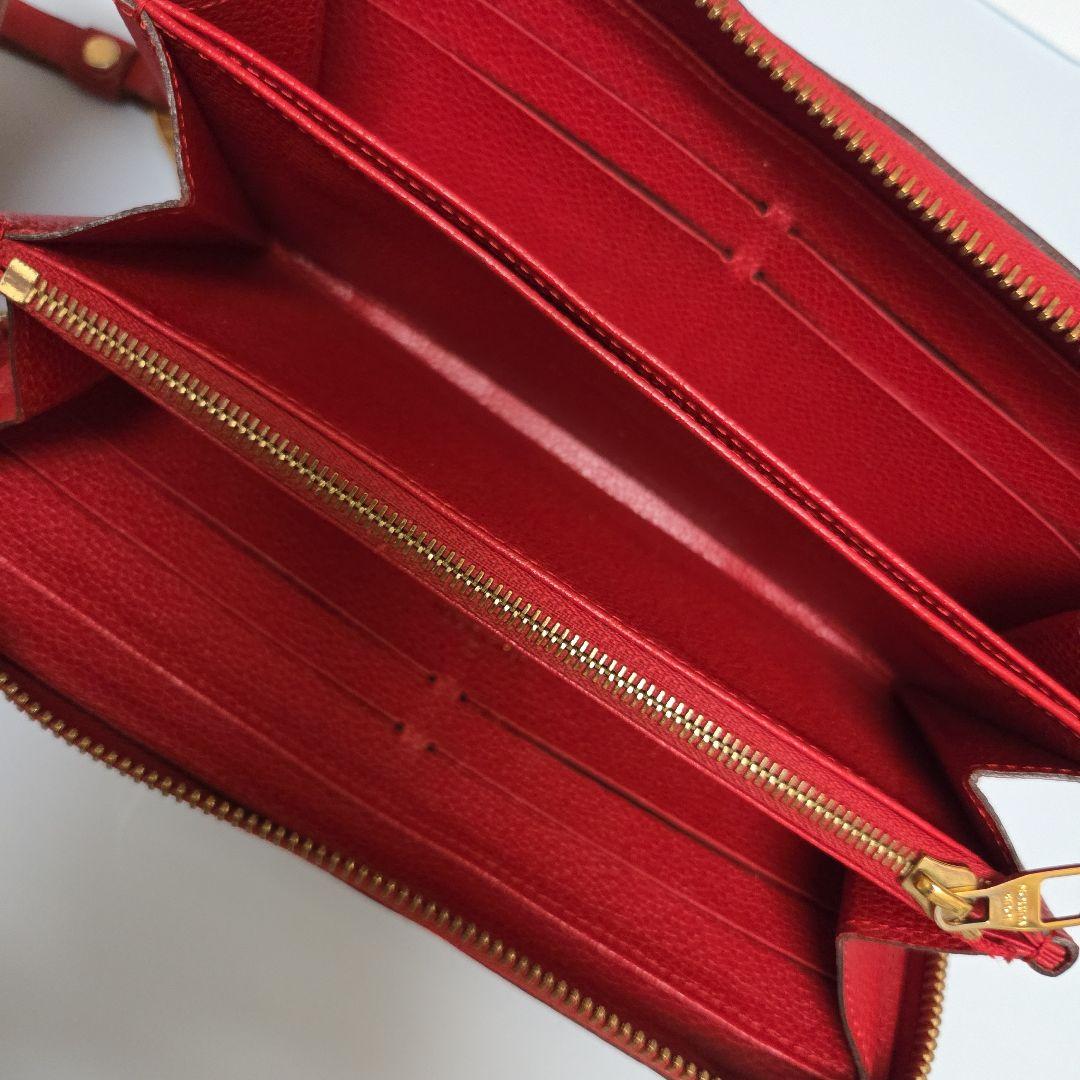 L*4様 Louis Vuitton レッド 長財布