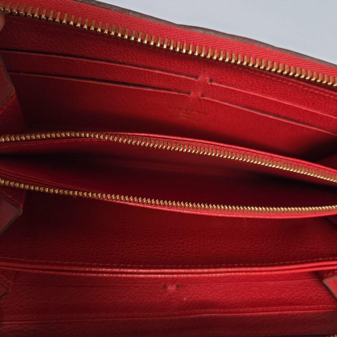 L*4様 Louis Vuitton レッド 長財布