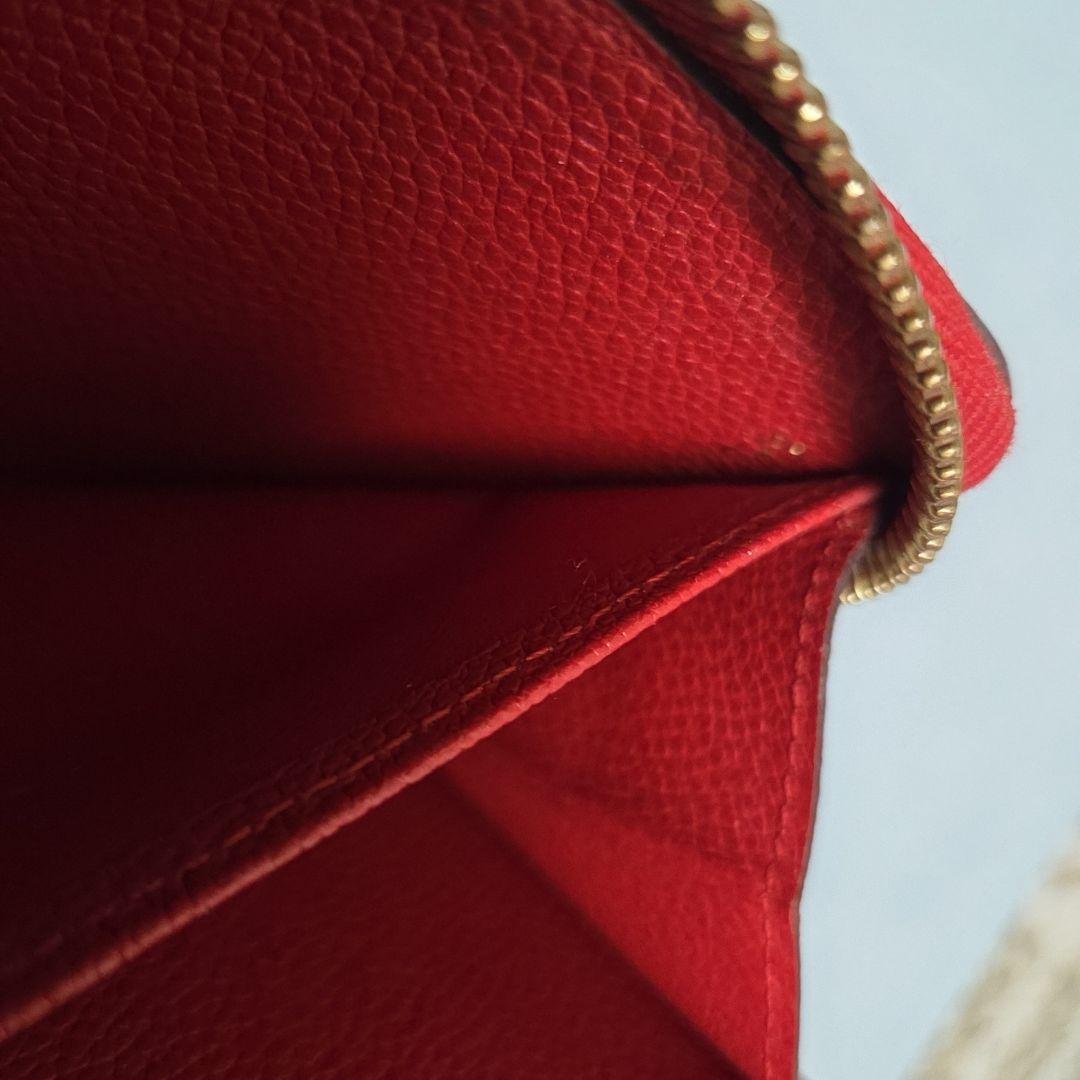 L*4様 Louis Vuitton レッド 長財布