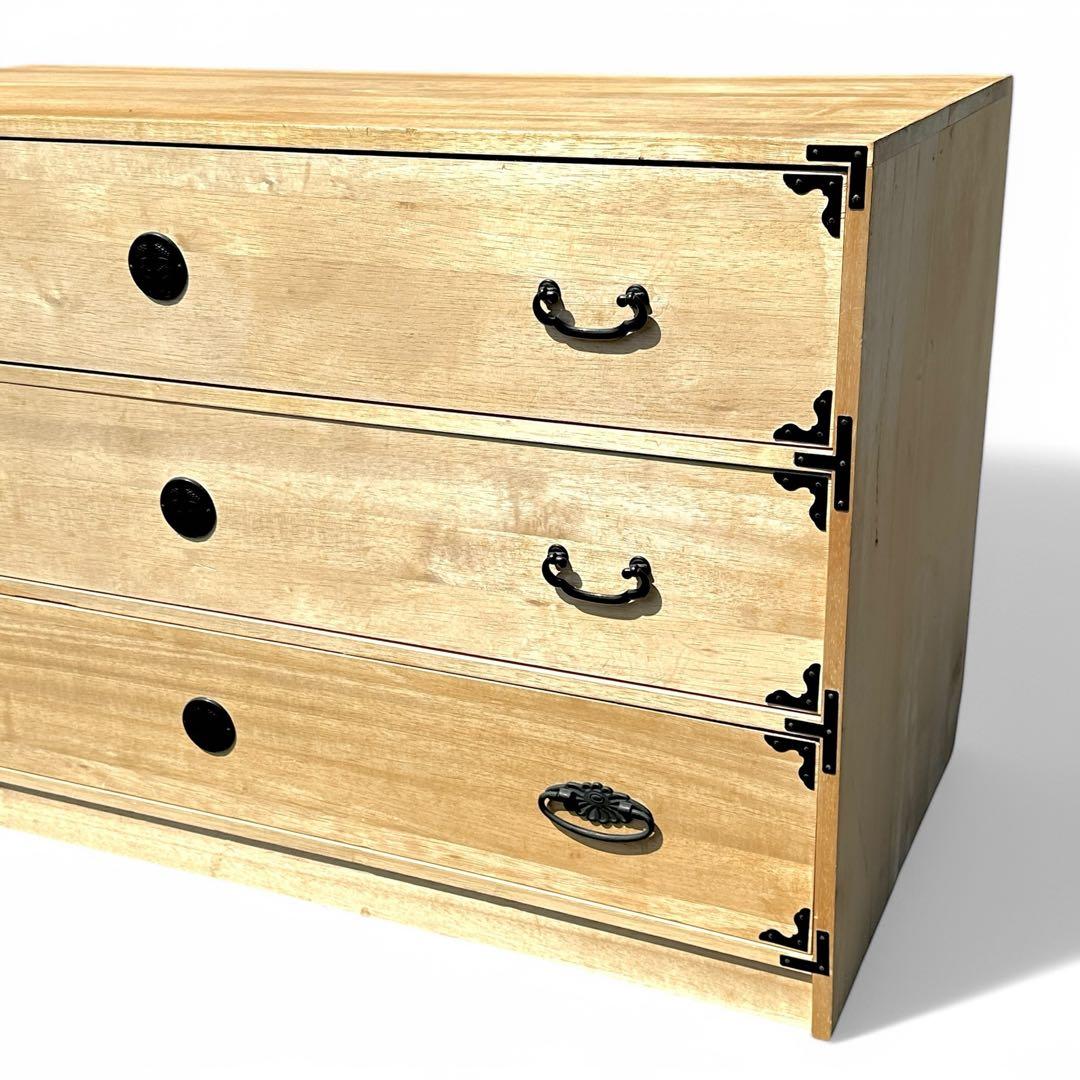 桐箪笥 3段 日本製 内部綺麗な良品です 着物 衣装 収納