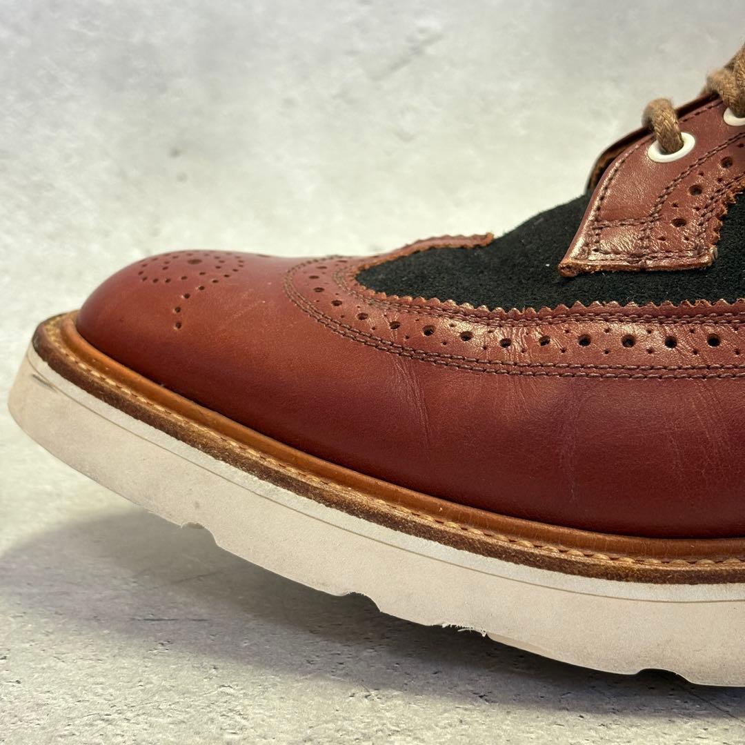 サンダース　SANDERS (UK7.5) DUFFER別注　レザースニーカー