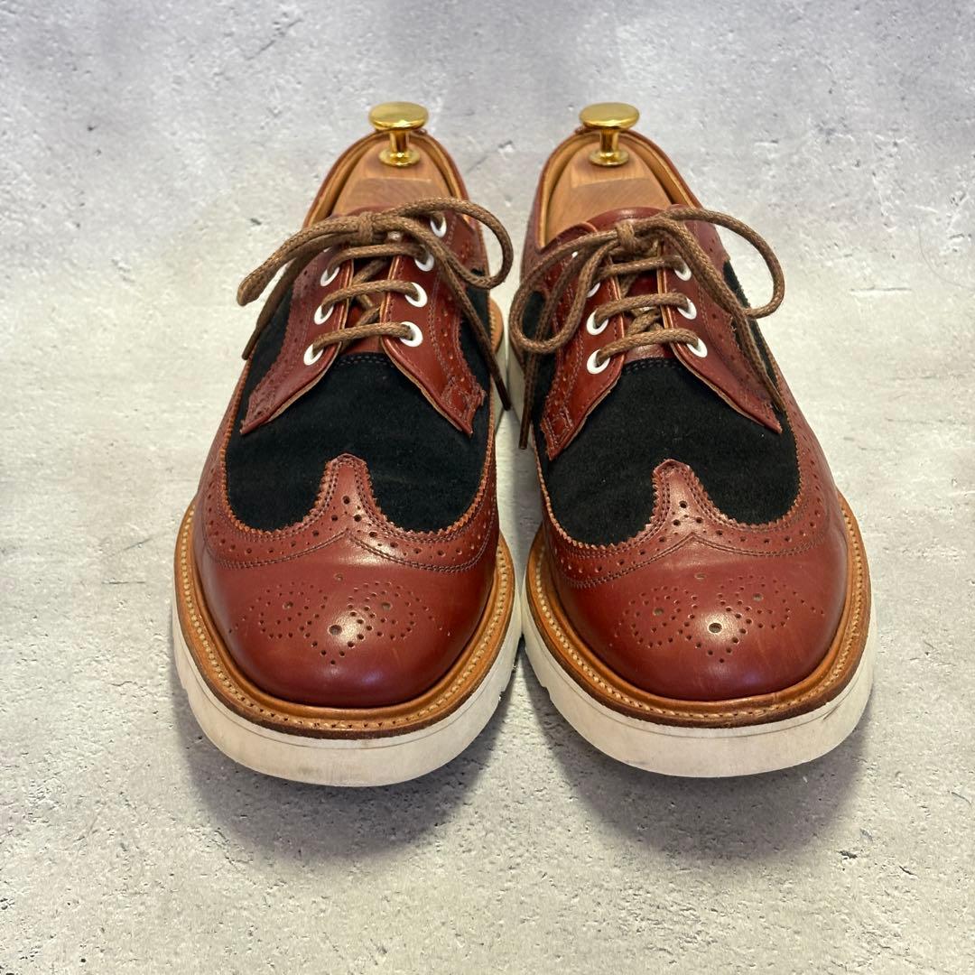 サンダース　SANDERS (UK7.5) DUFFER別注　レザースニーカー