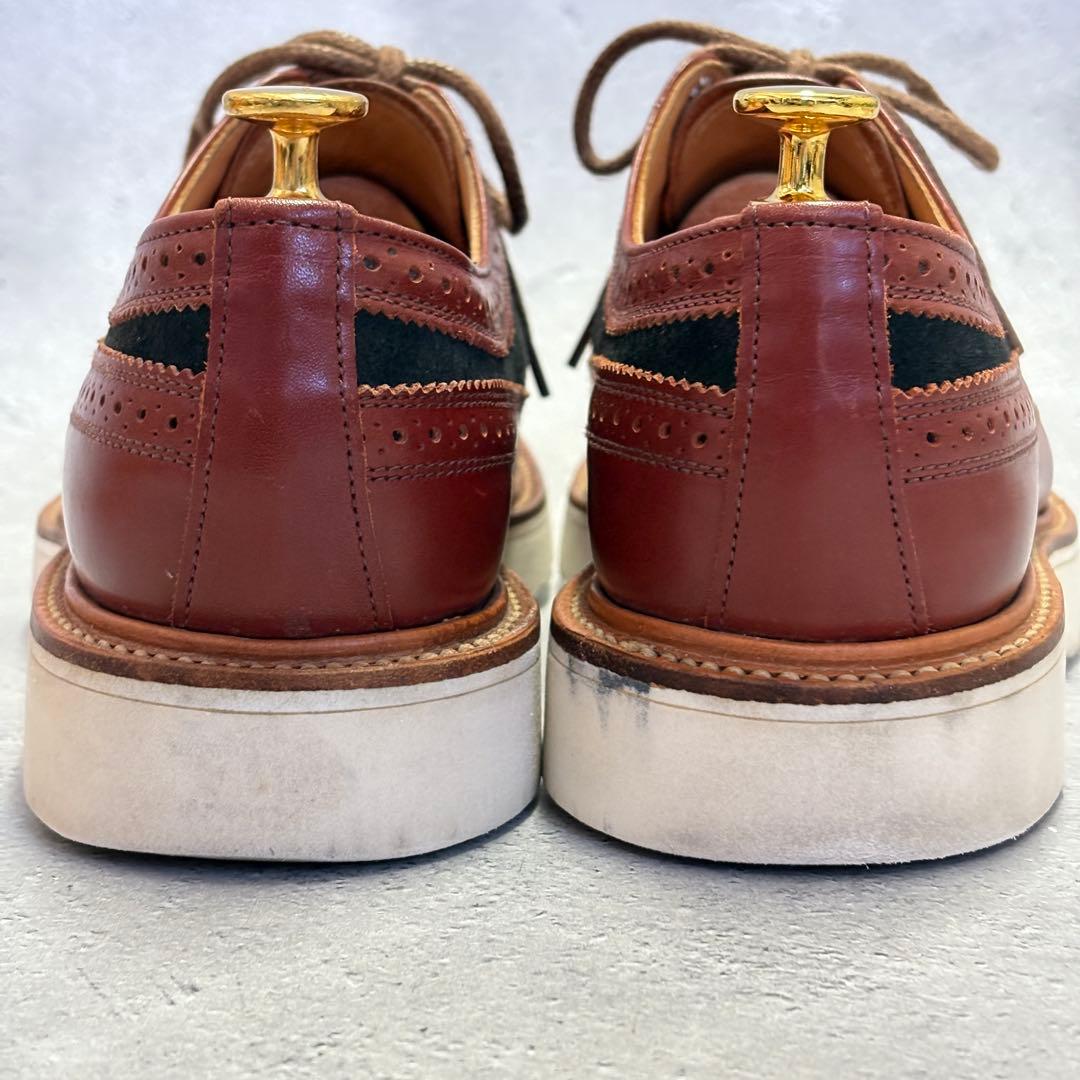 サンダース　SANDERS (UK7.5) DUFFER別注　レザースニーカー