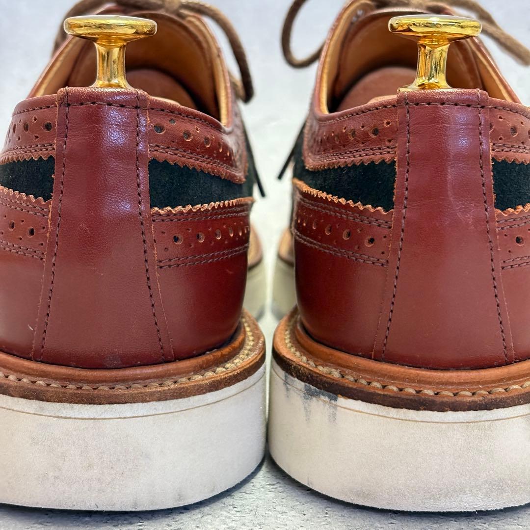 サンダース　SANDERS (UK7.5) DUFFER別注　レザースニーカー