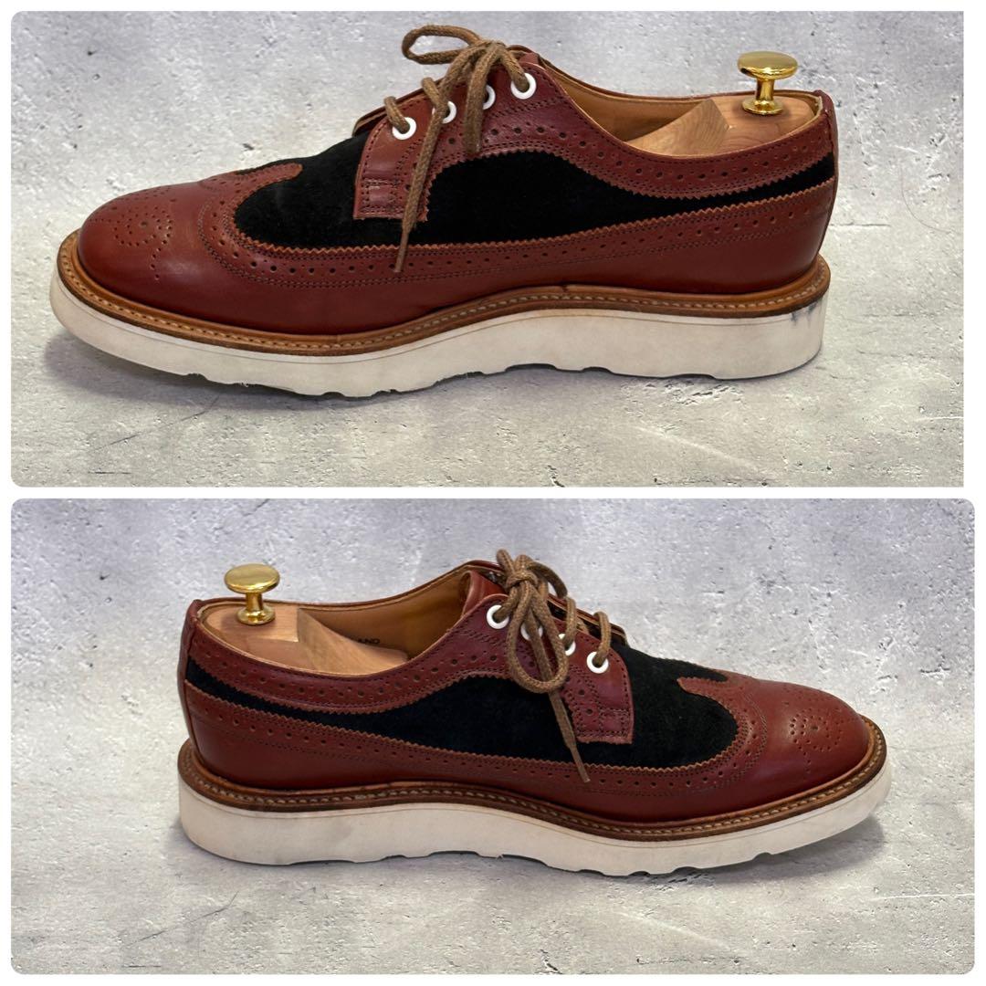 サンダース　SANDERS (UK7.5) DUFFER別注　レザースニーカー