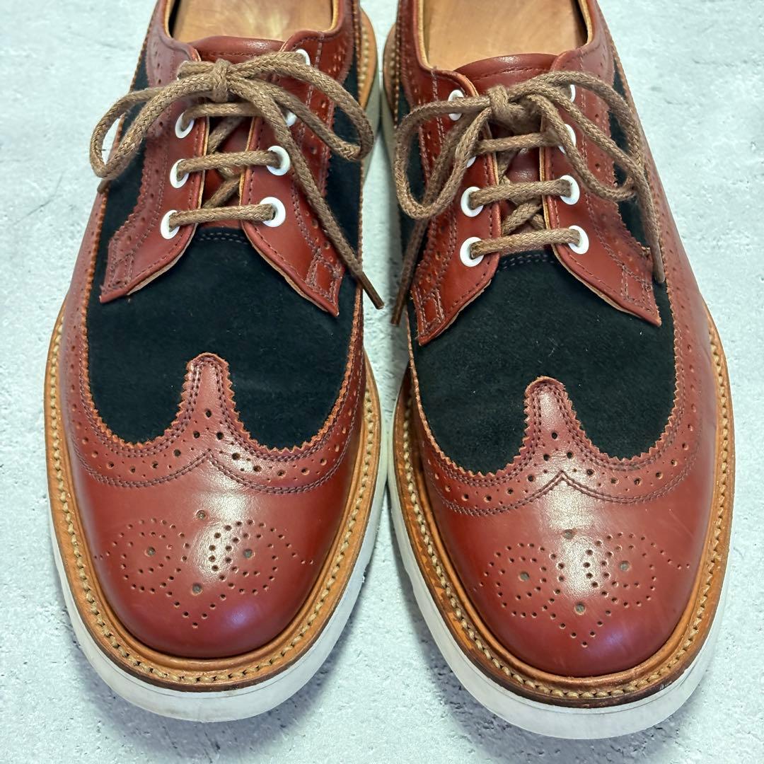 サンダース　SANDERS (UK7.5) DUFFER別注　レザースニーカー