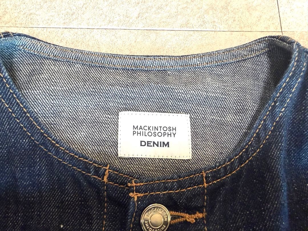 マッキントッシュフィロソフィー　デニムジャケット　レディース　春　ネイビー　38