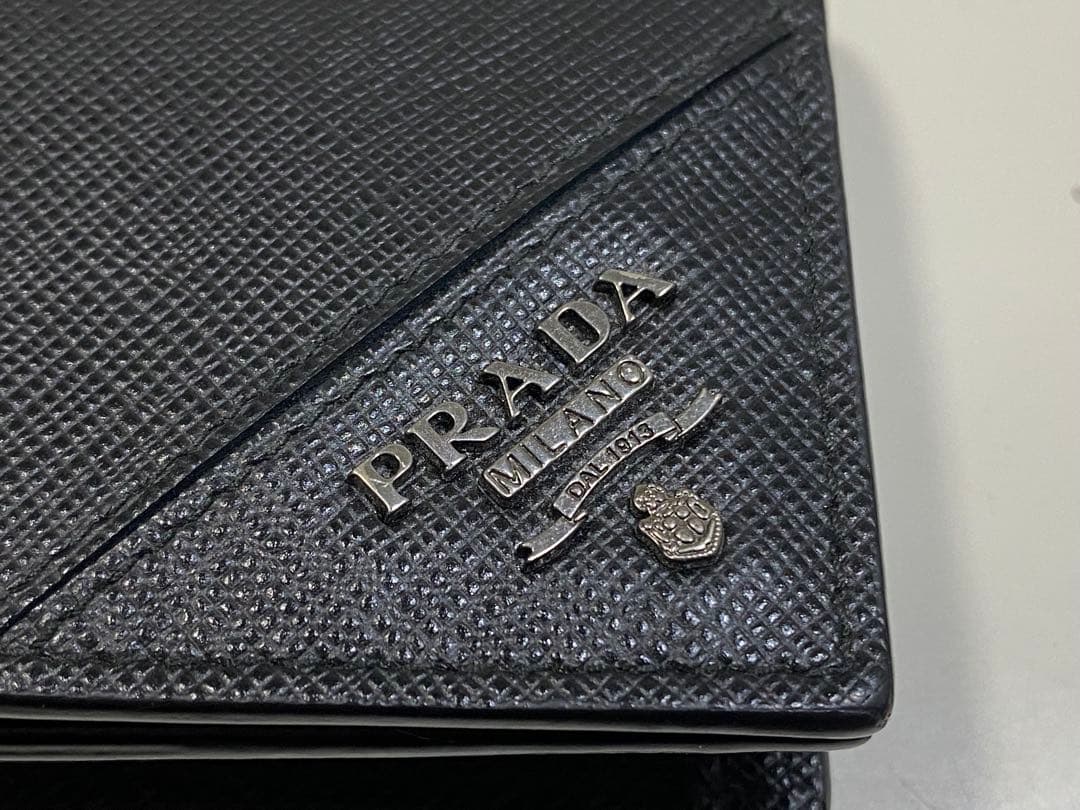 【最終値下】PRADA 名刺入れ メンズ サフィアーノレザー カードホルダー