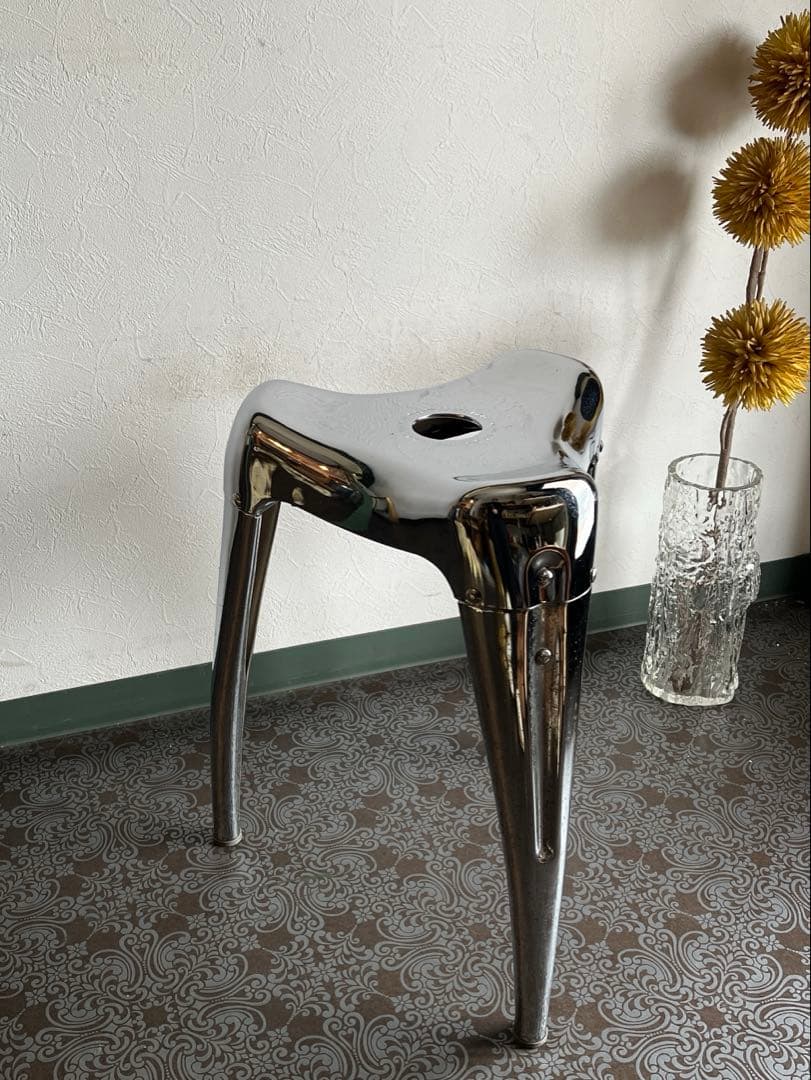 k885 ダルトン スタッキングスツール ウィズダムトゥース クローム 廃盤品