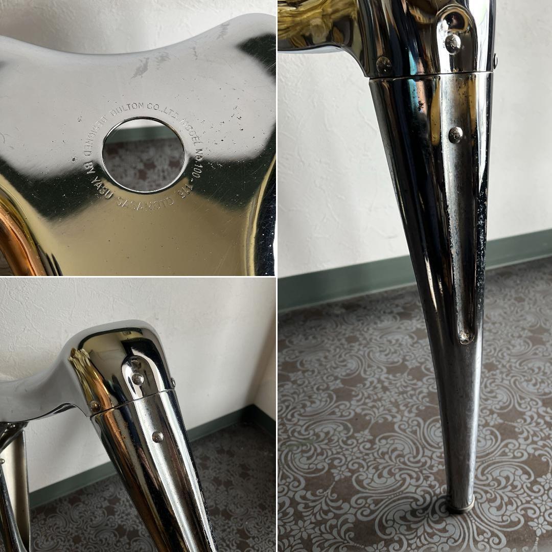 k885 ダルトン スタッキングスツール ウィズダムトゥース クローム 廃盤品