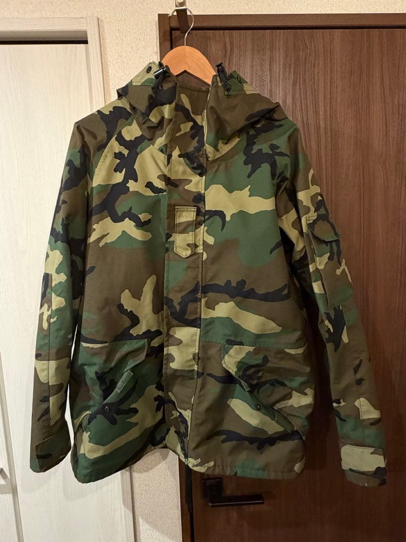 【米軍実物】ECWCS GEN1 後期型 迷彩 ゴアテックス パーカー M 美品