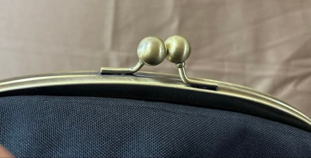 AYANOKOJI がま口ポシェット型ボディバッグ ブラック ショルダー