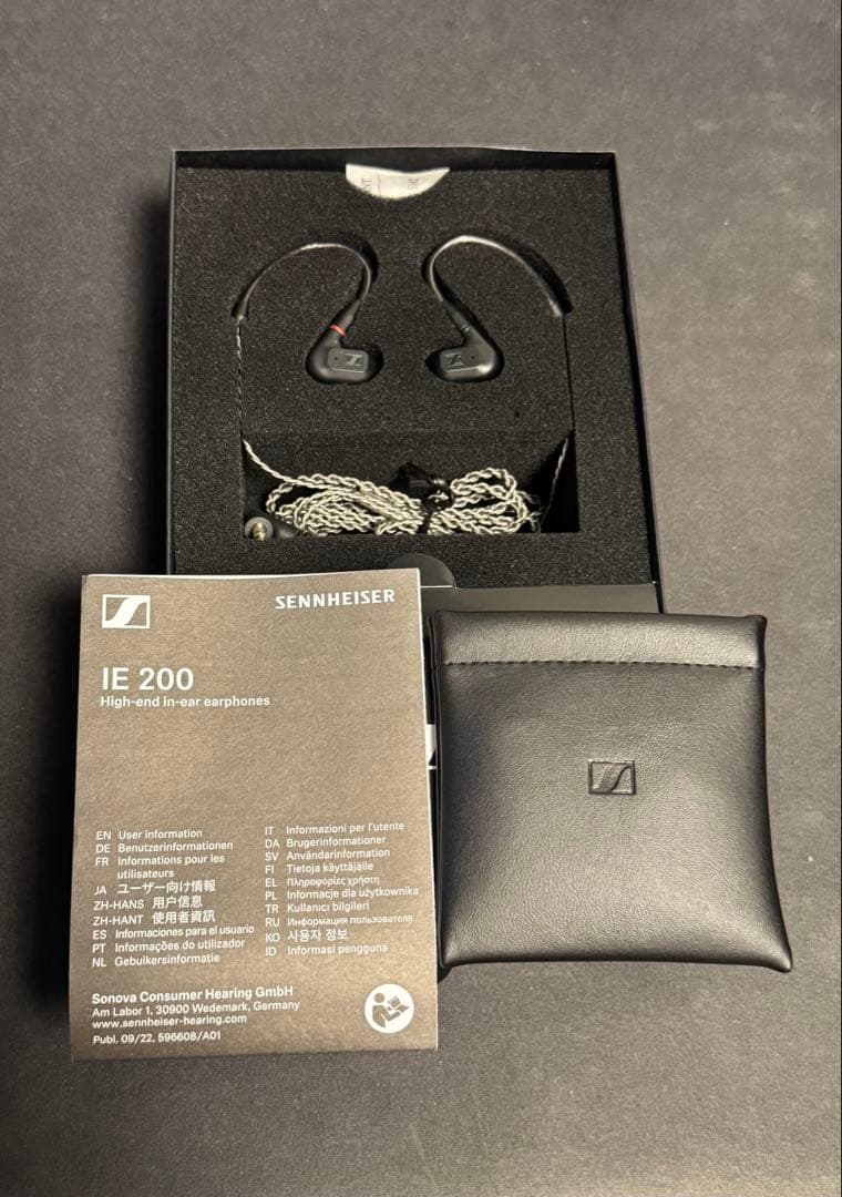 ゼンハイザー　IE200 ブラック