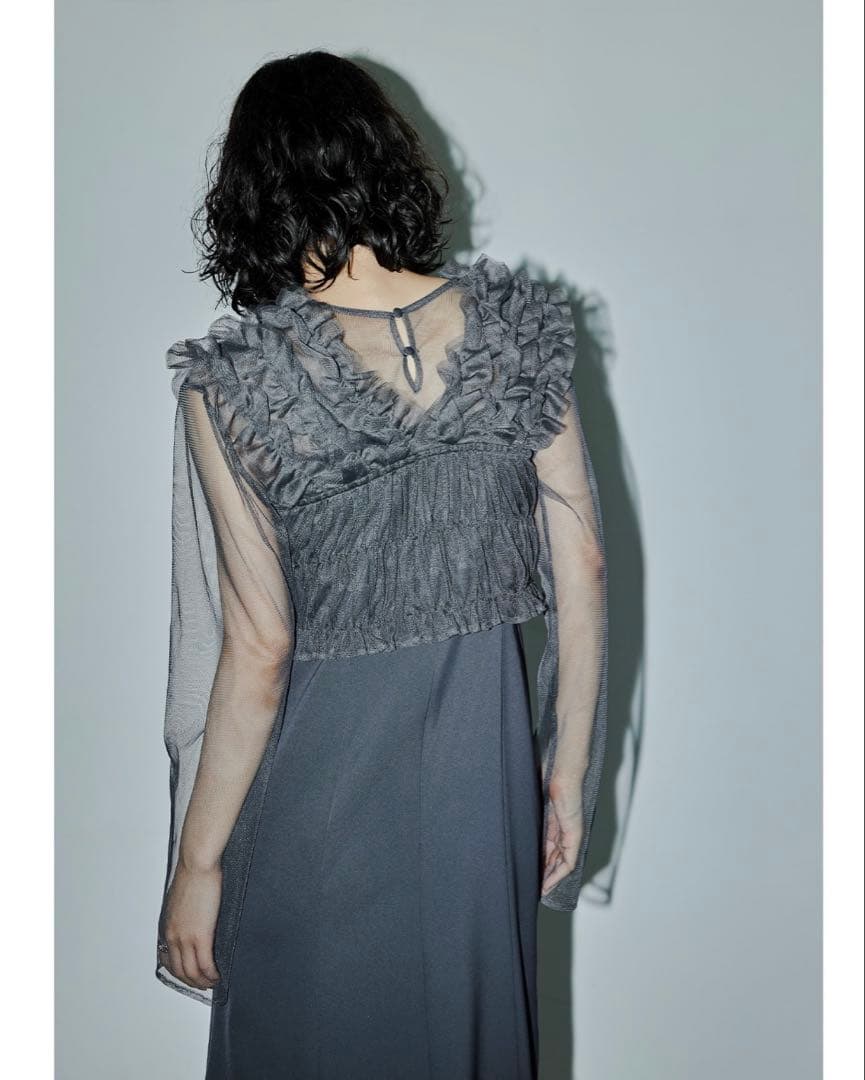 3点セットMany wayフリルドレス オケージョンドレス お呼ばれワンピース