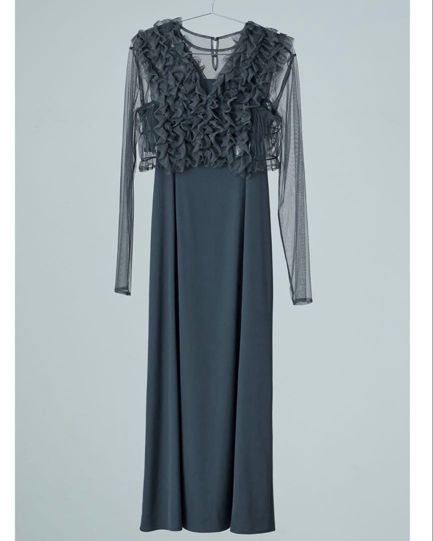 3点セットMany wayフリルドレス オケージョンドレス お呼ばれワンピース