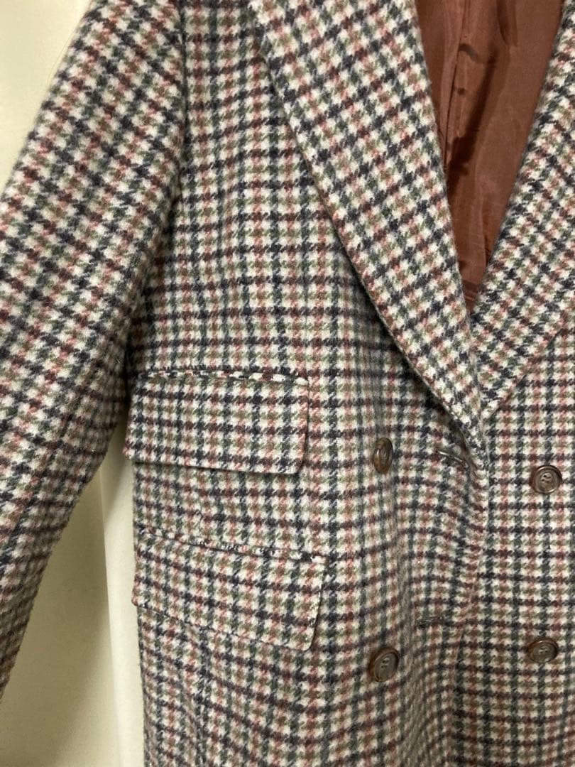 ジャケット・アウター AMERI VINTAGE CHECK ECO WOOL BIG JACKET