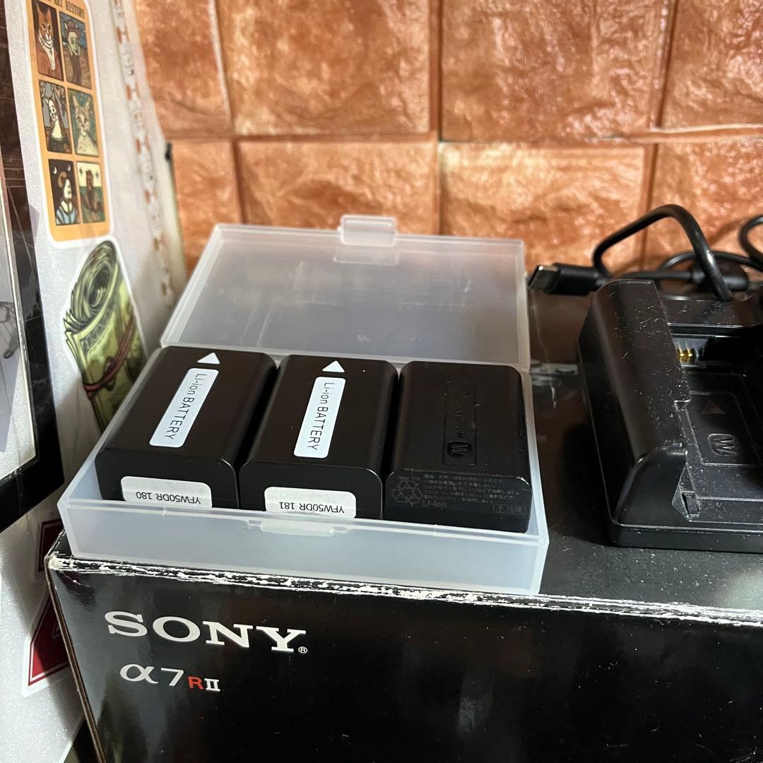 ソニー　SONY α7RⅡ 7R2 本体 非純正バッテリー 純正バッテリー