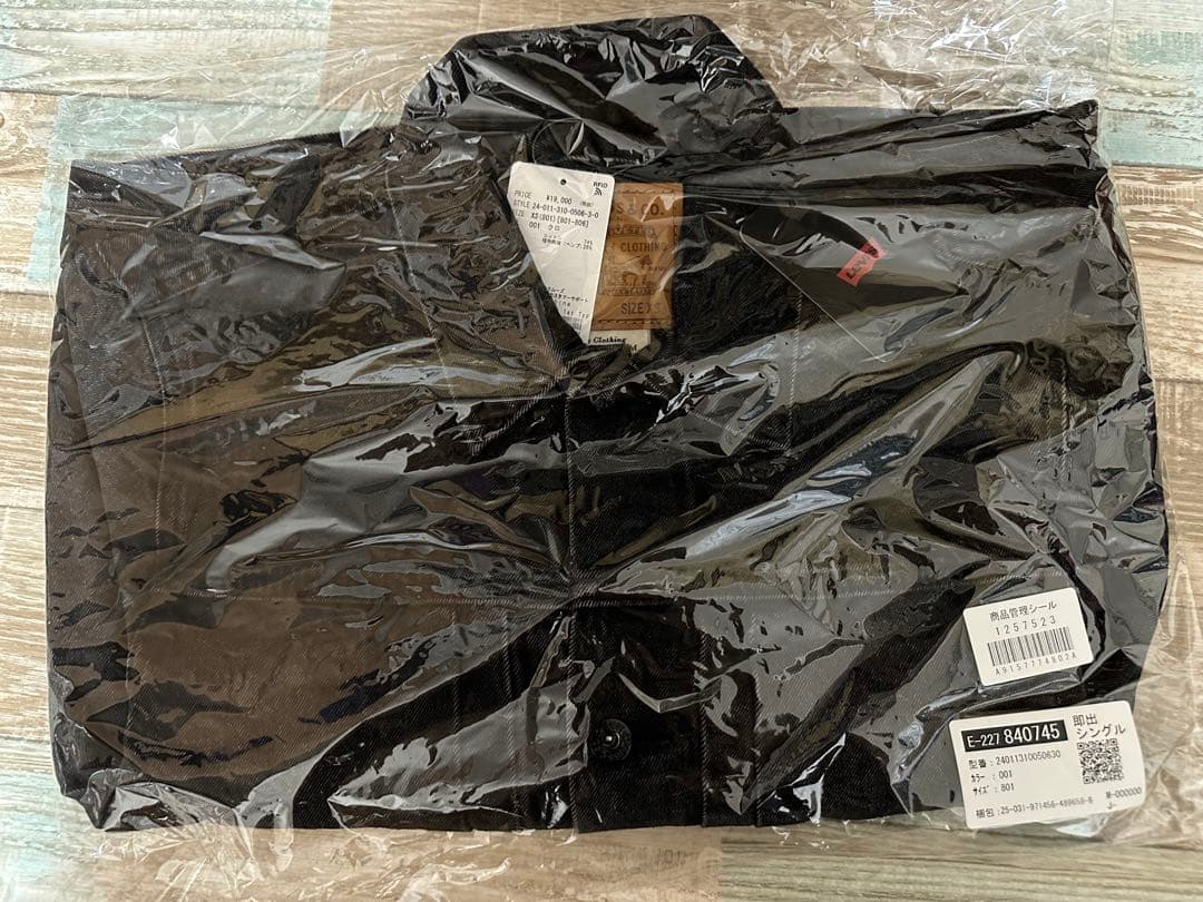 【新品】Levi’s 30th EDIFICE別注 Type1 &501ブラック