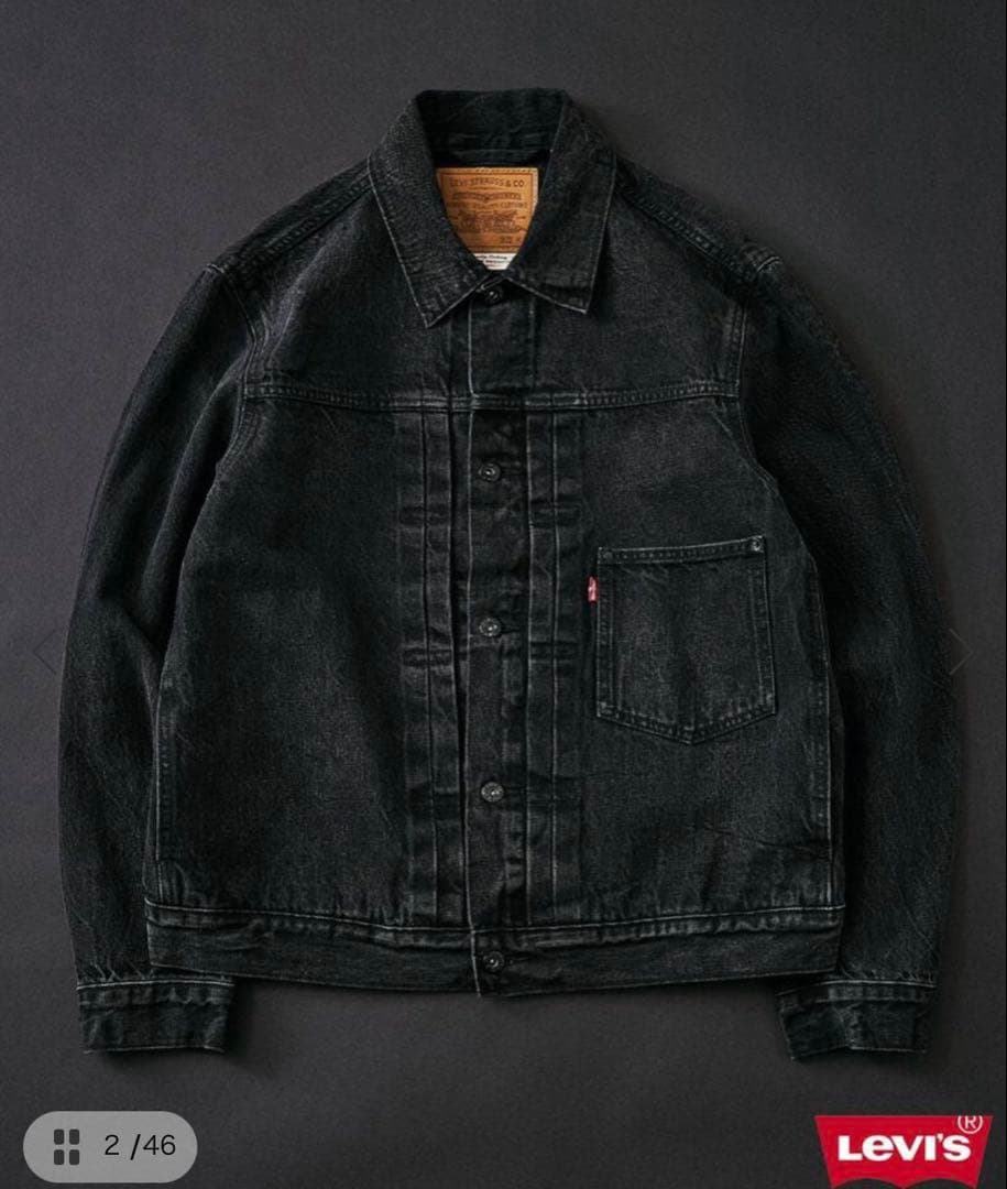 【新品】Levi’s 30th EDIFICE別注 Type1 &501ブラック