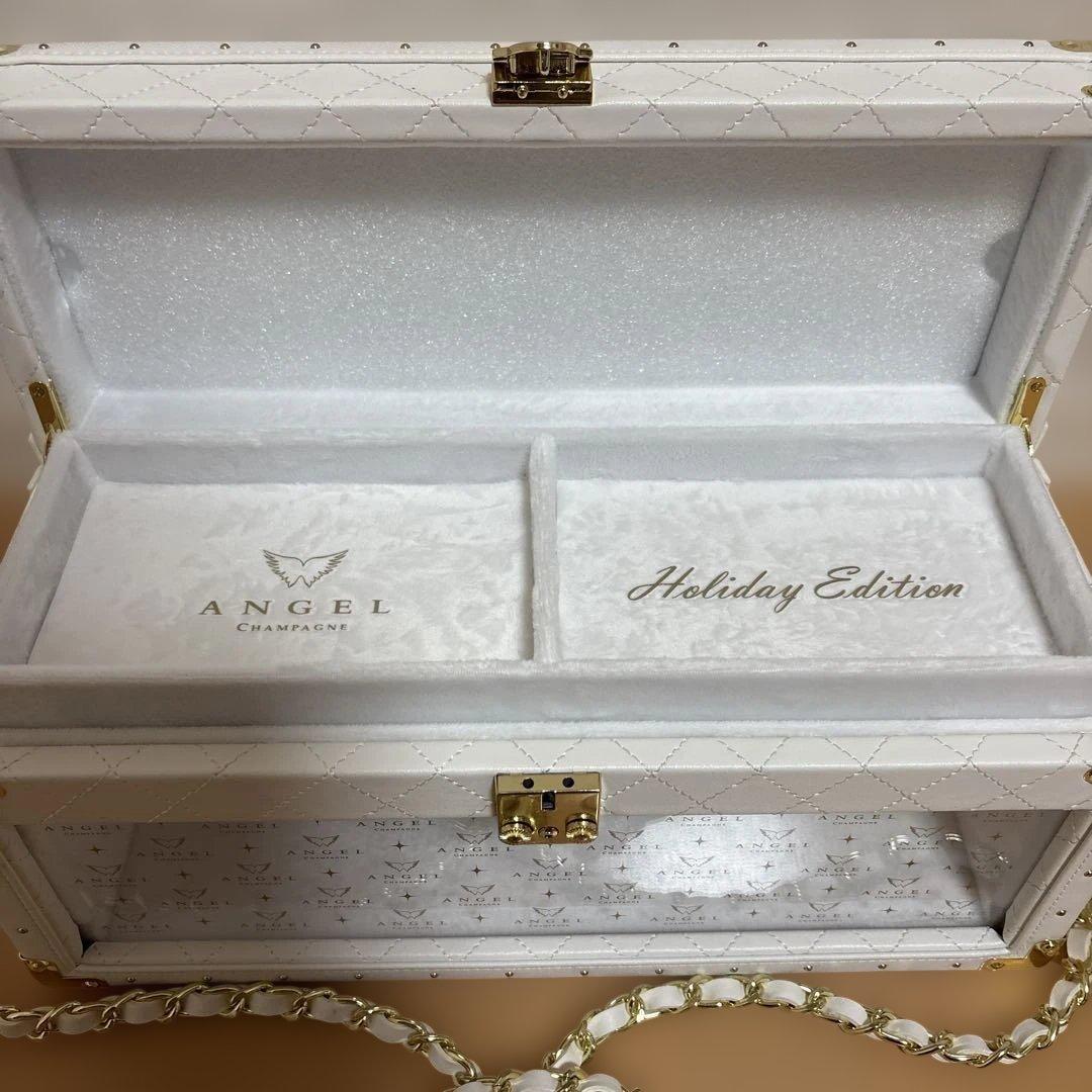 ホリデーエディション　エンジェル　ゴールド　シャンパン　限定　空箱　レザーラッチ