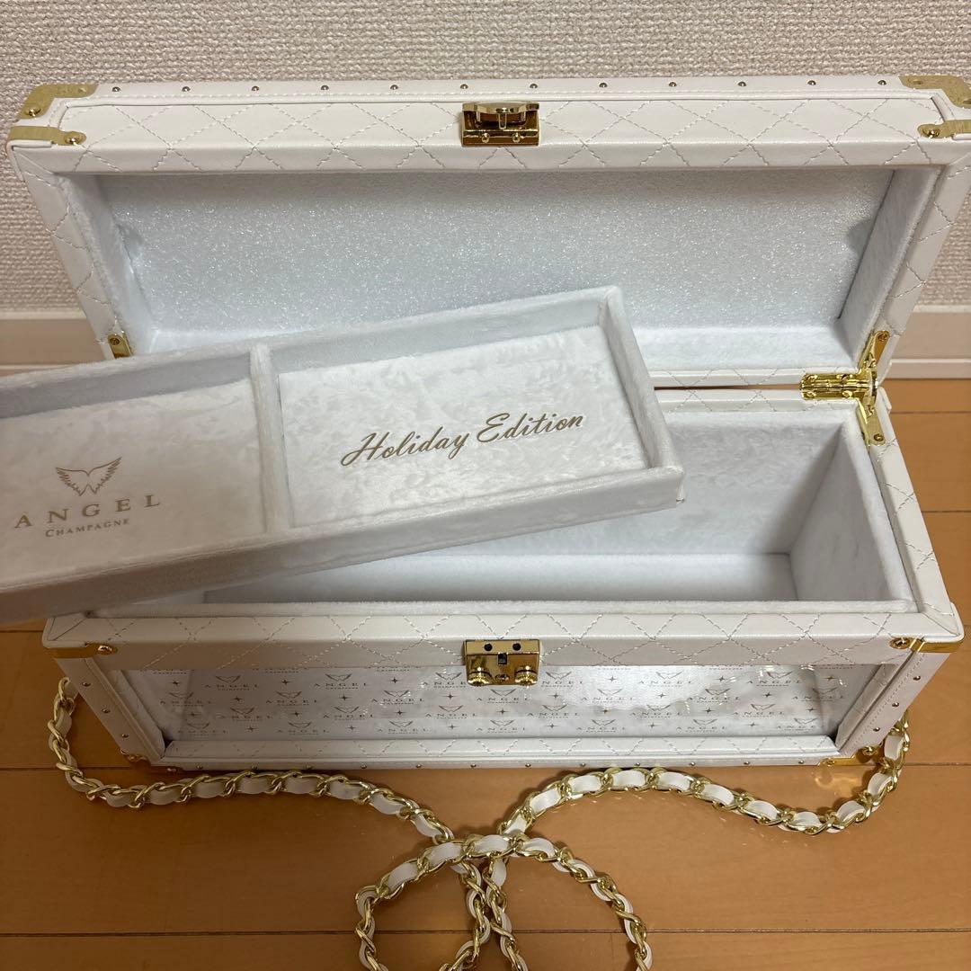 ホリデーエディション　エンジェル　ゴールド　シャンパン　限定　空箱　レザーラッチ
