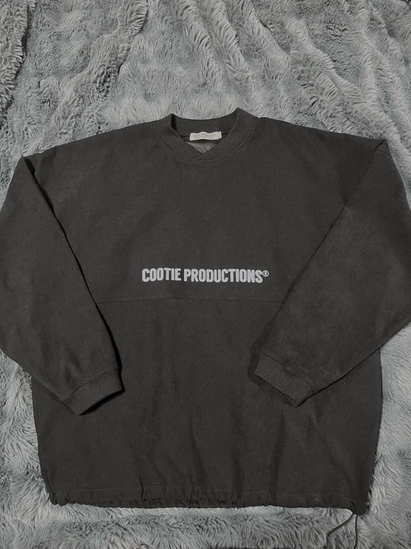 トップス COOTIE Polyester Velour Football L/STee