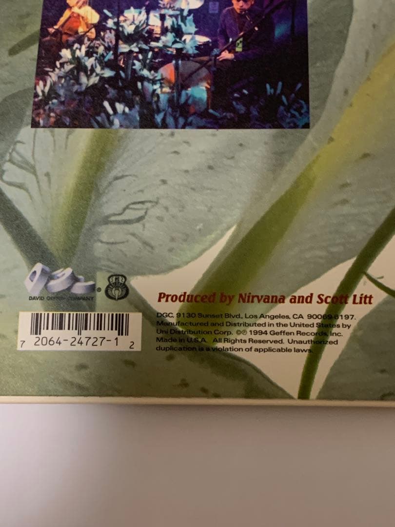 NIRVANA UNPLUGGED IN NEW YORK レコード