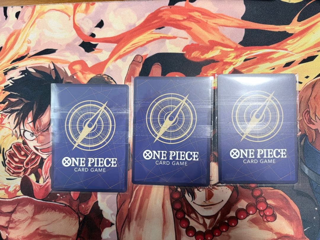 ワンピース カード　3周年　ルフィ　エース　サボ　セット　[未開封]