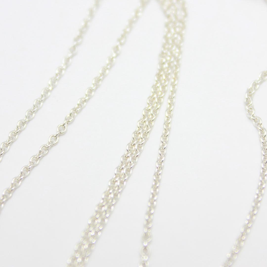 美品 Tiffany&Co. ティファニー カーブドハート シルバー ネックレス