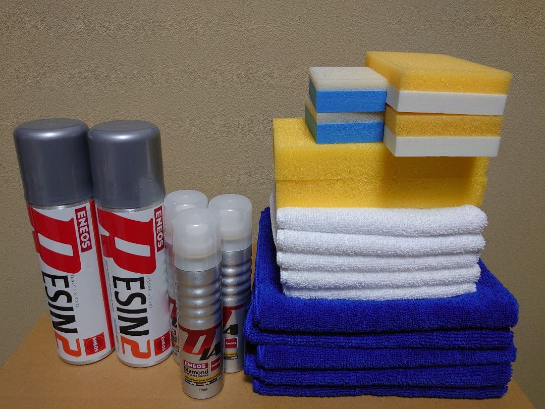 キーパーコーティング　ダイヤモンドケミカル　レジン2　スポンジ　クロス