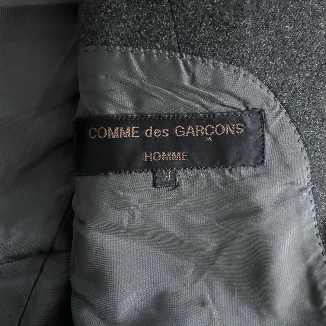 コムデギャルソンオム 田中オム ダブルテーラードジャケット チャコールグレー
