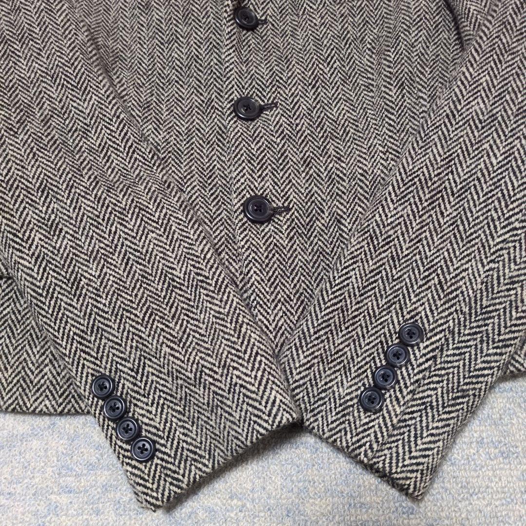 ✨美品✨ラルフローレン ヘリンボーン カシミヤ ツイード テーラードジャケット