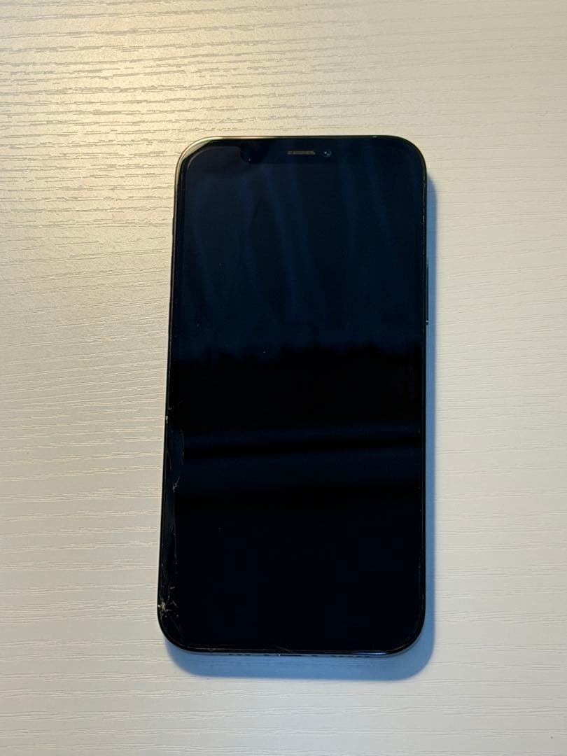 【画面割れあり】Apple iPhone 12 Pro パシフィックブルー