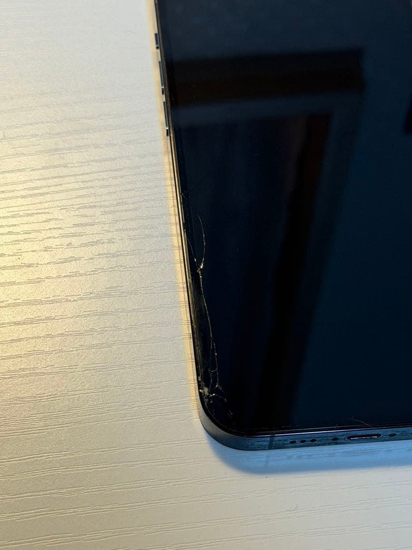 【画面割れあり】Apple iPhone 12 Pro パシフィックブルー