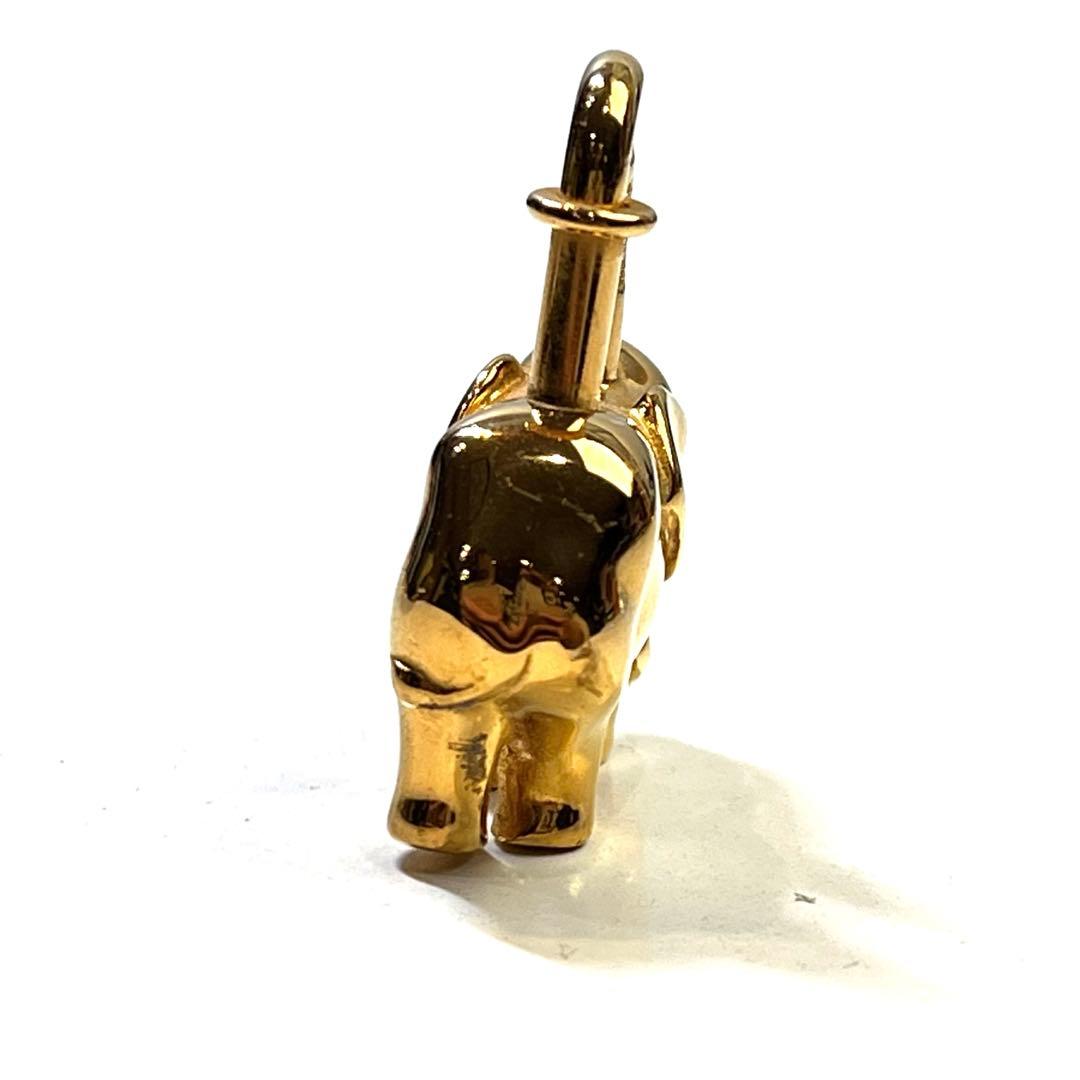 HERMES カデナ エレファント ゴールド チャーム