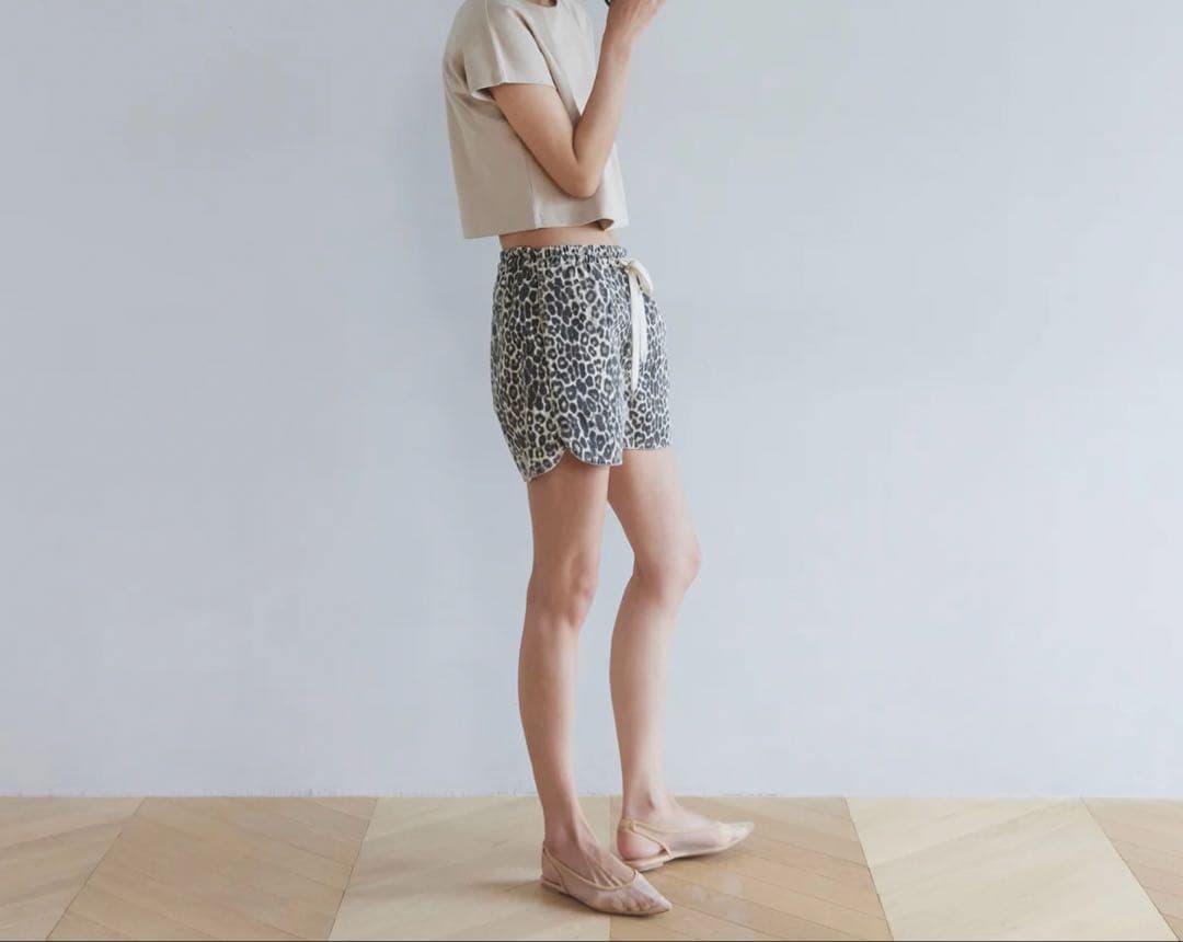 ［未使用］ライトCanvasギャザーショートパンツ シールームリン