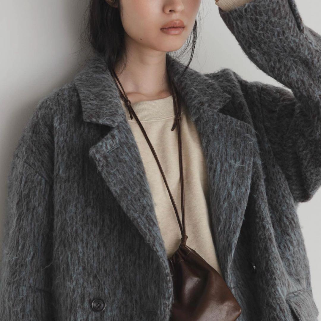 シャギーテーラードジャケット