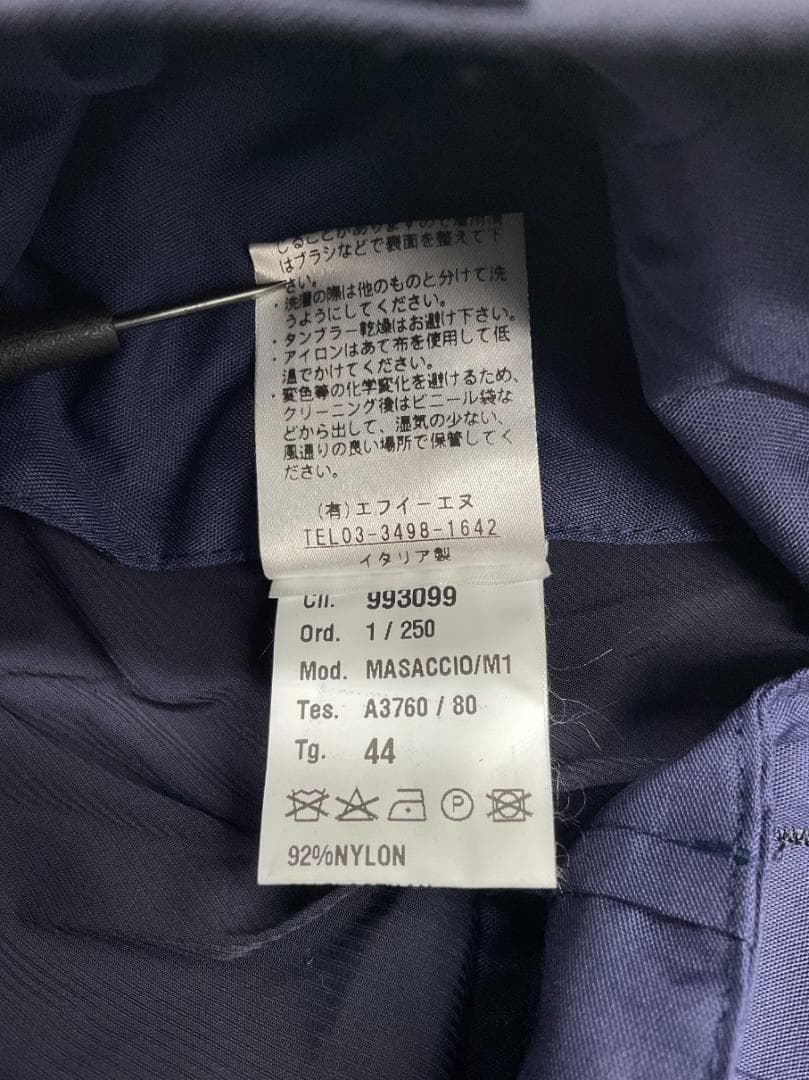 新品 44 giab's ARCHIVIO 永久クリース ストレッチスラックス