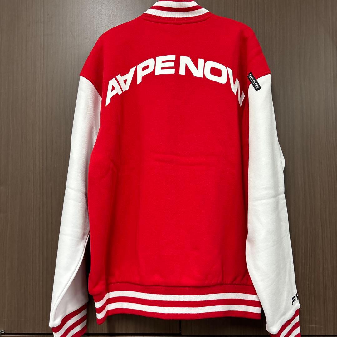 AAPE NOW BUTTON SWEATER スタジャン