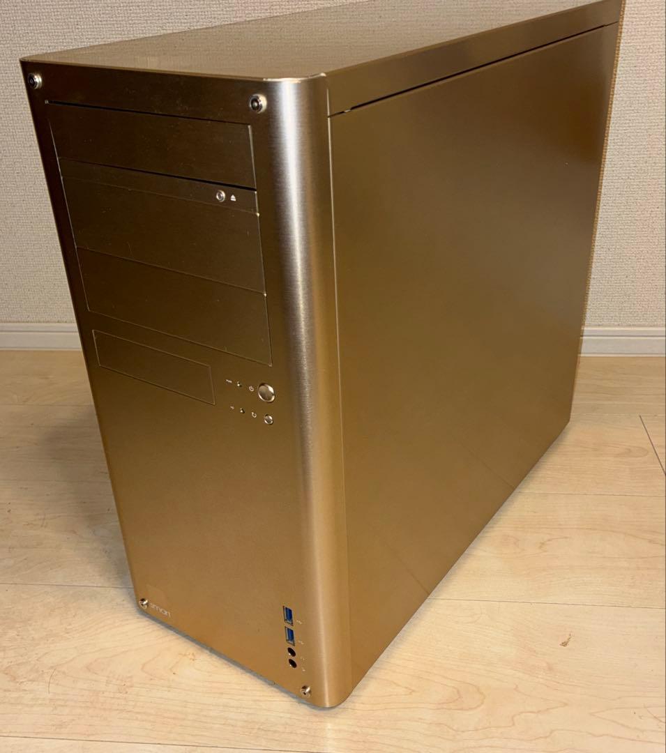 Abee PC ケース RS07 シャンパンゴールド