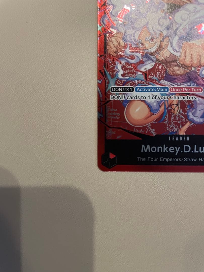 英語版ワンピース カードゲーム Monkey.D.Luffy リーダー