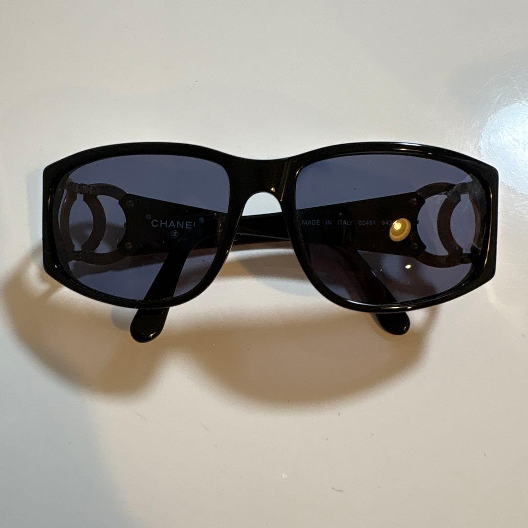 CHANEL レディース ブラック サングラス