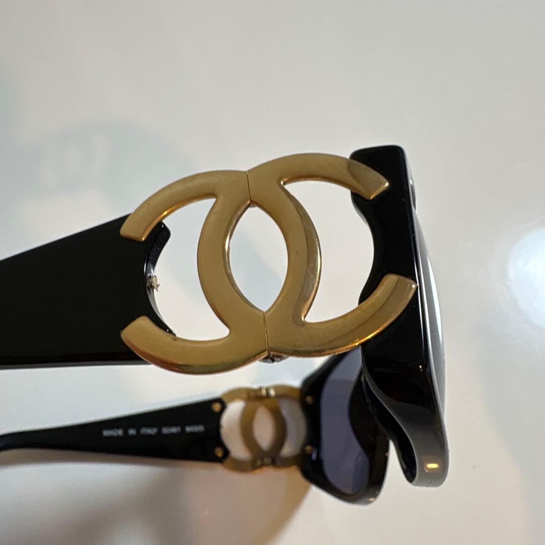 CHANEL レディース ブラック サングラス