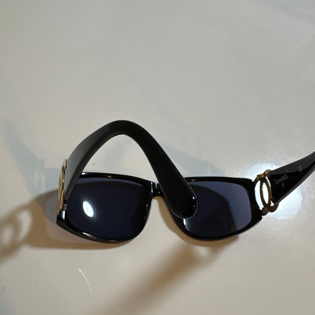 CHANEL レディース ブラック サングラス