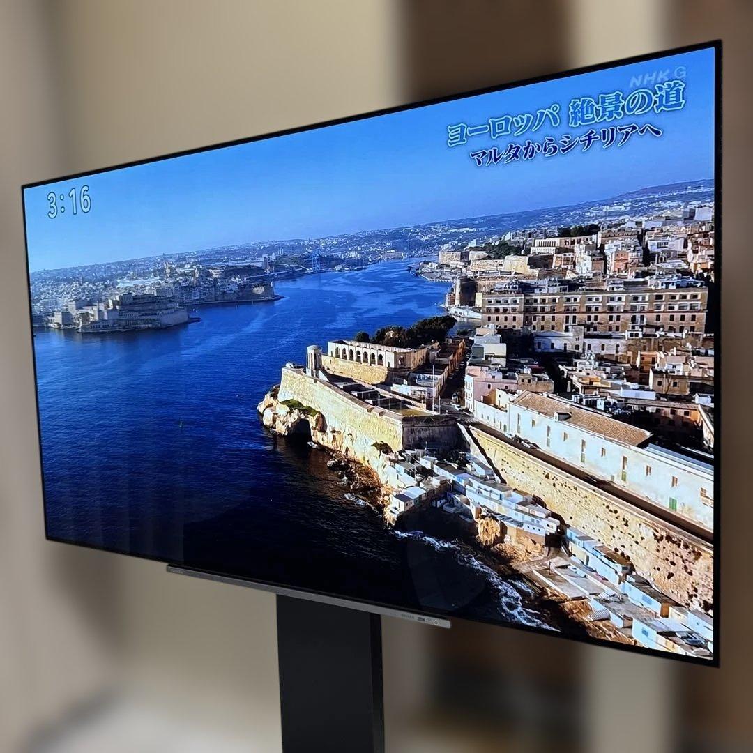 美品TOSHIBA 有機ELテレビ 65V型 Bluetooth対応 ハイモデル